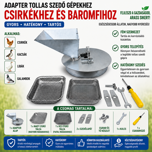 GrainMaster™ – Gabona- és takarmányőrlő készlet sarokcsiszolóhoz