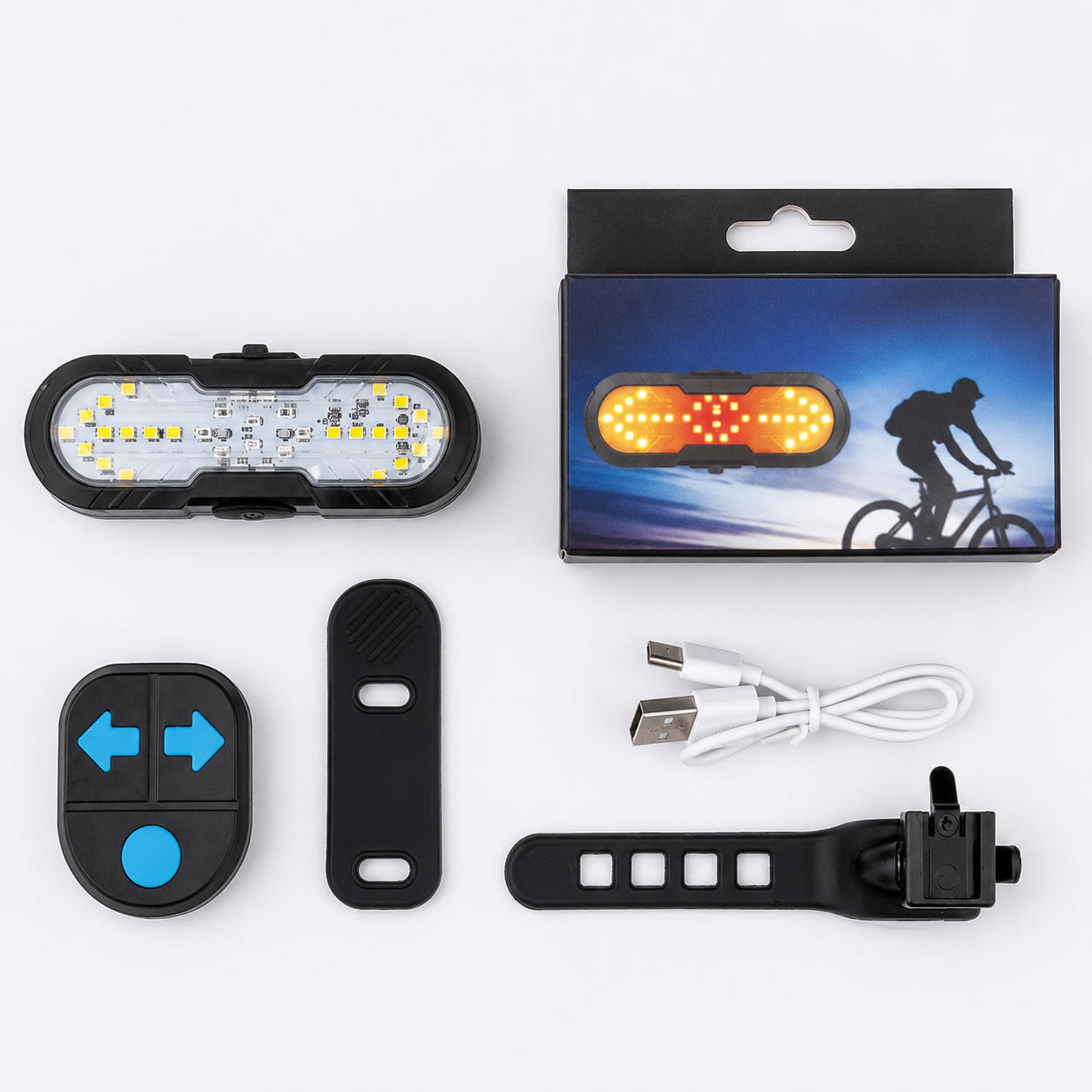 SignalRide™ - LED-es irányjelzős hátsó lámpa távirányítóval kerékpárhoz és rollerhez