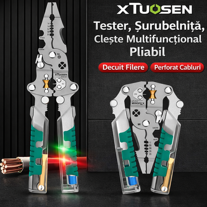 xTuzen™ - Professzionális Multifunkciós Fogó Beépített Elektromos Teszterrel