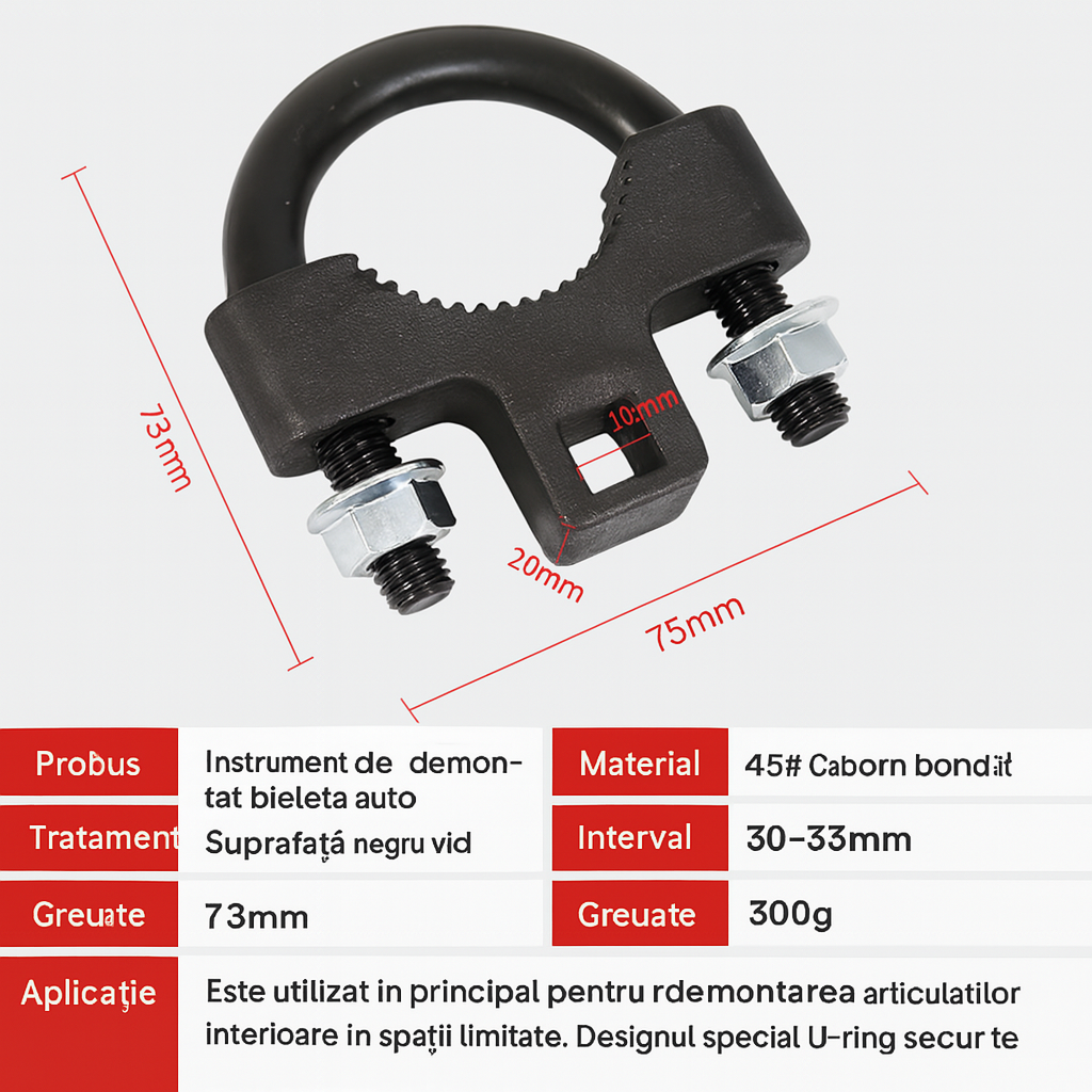 GripPull™ - Professzionális U-típusú automatikus lengőkar-eltávolító szerszám