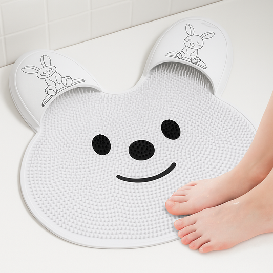 BunnyMat™ - Szilikon lábmasszázs és tisztító szőnyeg