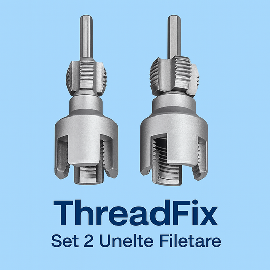 ThreadFix™ – Professzionális csőmenet-újrafúró készlet (1/2&quot; + 3/4&quot;)