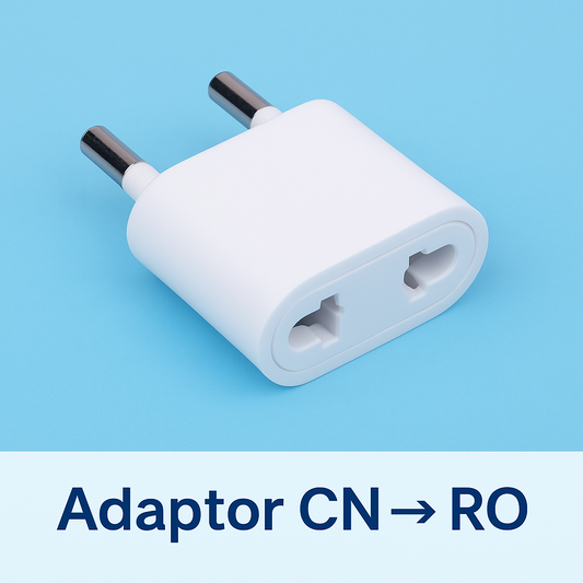 Csatlakozóadapter Kína → Románia (CN - EU, 2 kerek érintkező)