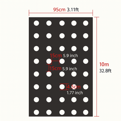 🔥1+3 AJÁNLAT! 4 darab 1 áráért!🔥Fekete Mulcs Lemez (1,35x10m)