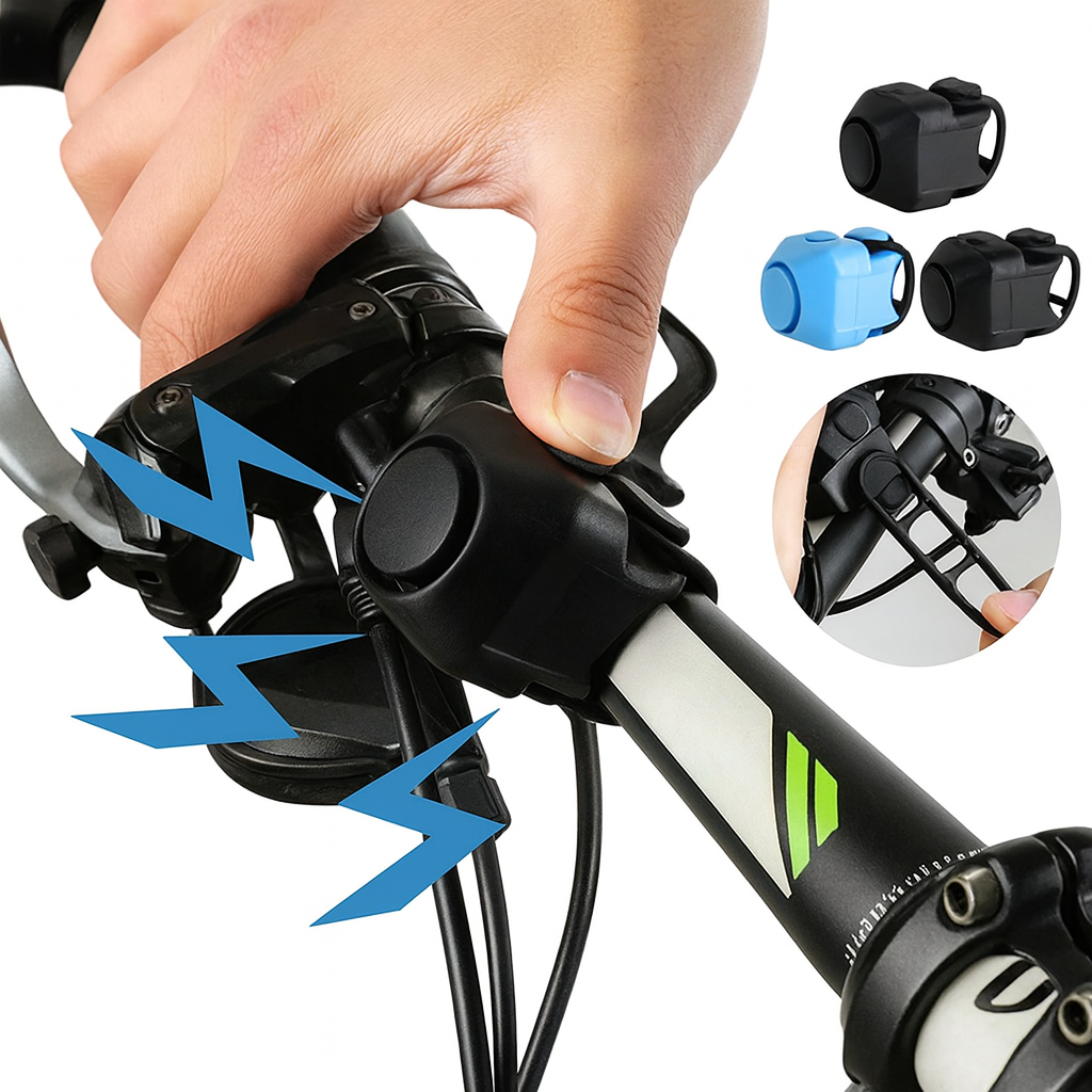 BikeBuzz™ – 5 hangú, 130 dB-es elektronikus kerékpárkürt