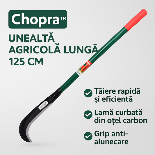 Chopra™ – Hosszú mezőgazdasági eszköz cserjékhez és fához (125 cm)