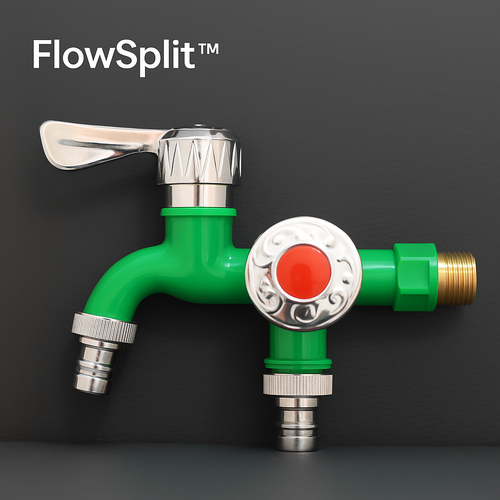 FlowSplit™ – Többfunkciós dupla csaptelep két független kimenettel