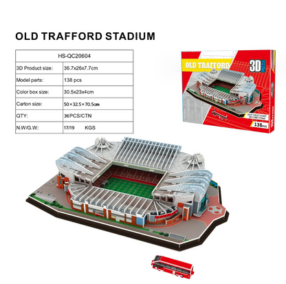 Futballstadion 3D puzzle