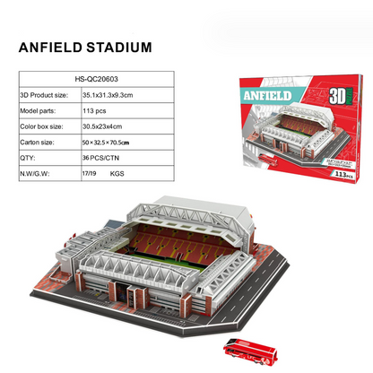 Futballstadion 3D puzzle
