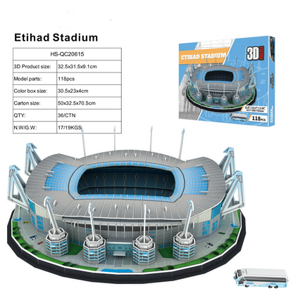 Futballstadion 3D puzzle