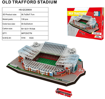 Futballstadion 3D puzzle