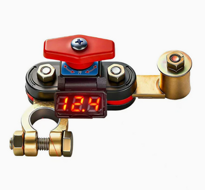 VoltCut™ – Gyors akkumulátor-lekapcsoló digitális feszültségkijelzővel