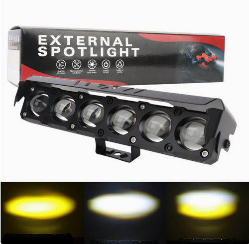 LUMEX™ - 6 lencsés off-road LED autó fényszóró