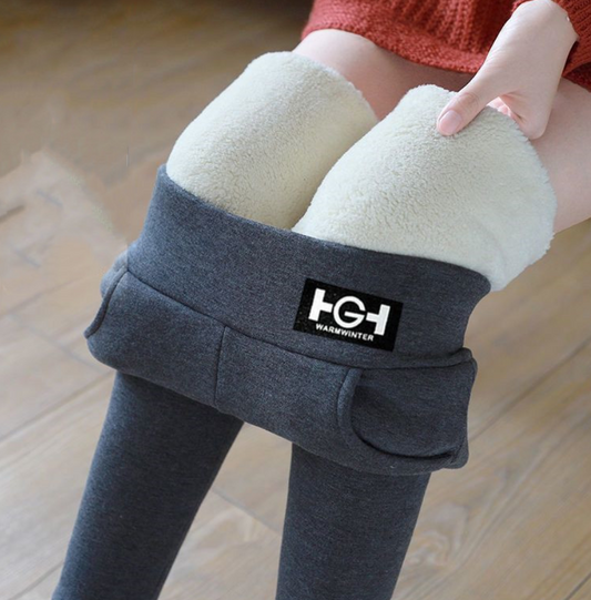 🔥1+1 AJÁNLAT🔥HiberWear™ - Extra vastag és vékony, bélelt téli nadrág nőknek
