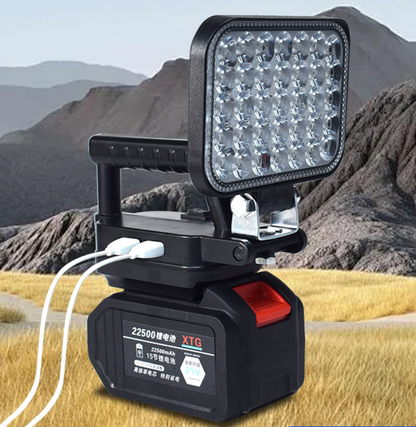 PowerBeam™ – Hordozható LED Lámpa Dupla USB-vel