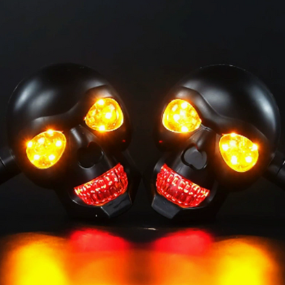 SKULLIX™ - Koponya formájú LED irányjelző motorkerékpárhoz