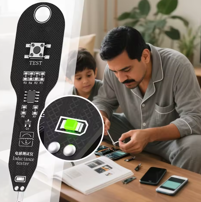 InductoScan™ – Professzionális induktivitásérzékelő és elektronikai diagnosztikai teszter