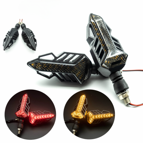 FlashArrow™ – Dinamikus LED-es irányjelzők nyílmintával motorkerékpárokhoz és ATV-khez (2 darabos készlet)
