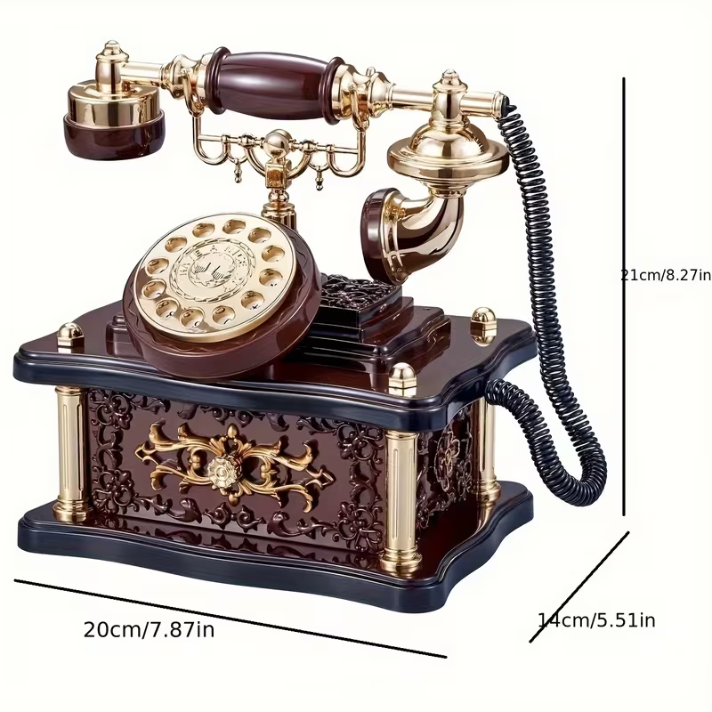 RoyalCall™ – Elegáns retro telefon klasszikus dizájnnal és luxusstílussal