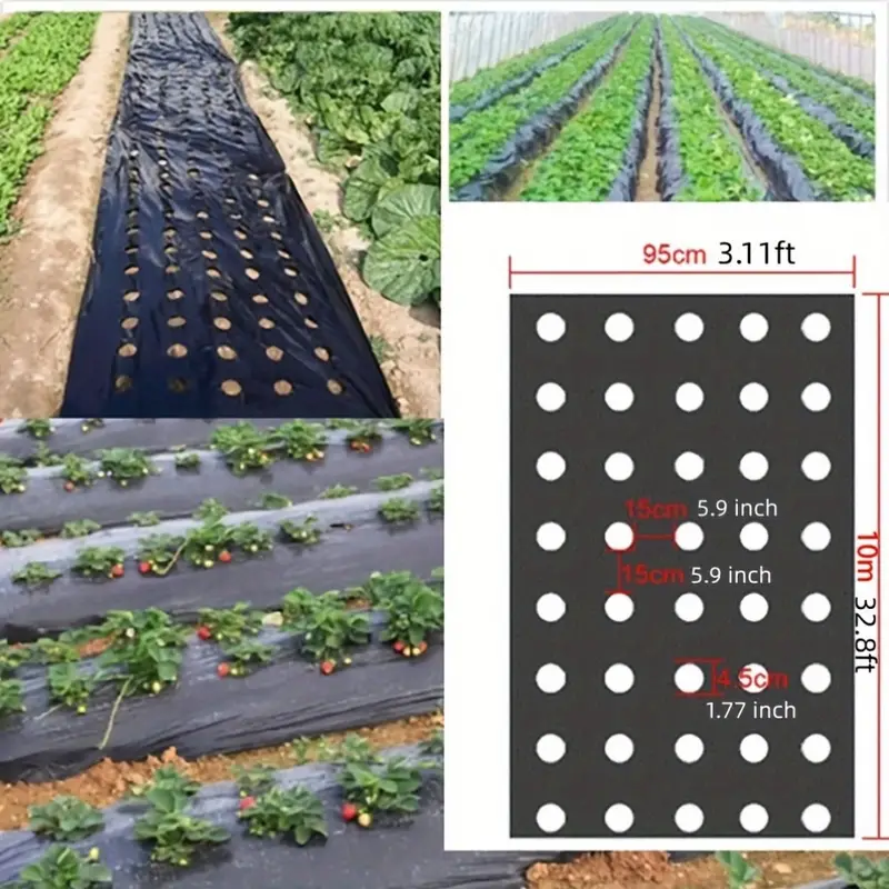 Fekete mulcslap (1,35x10 m)