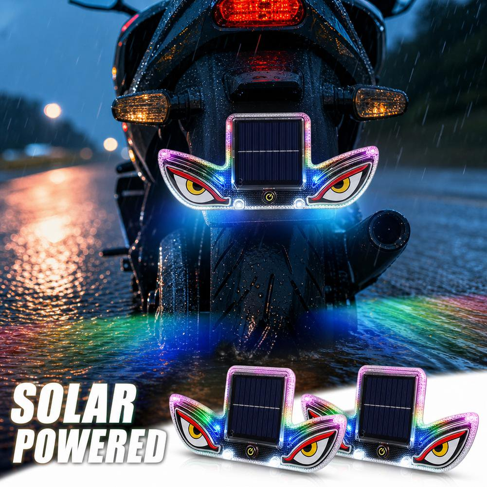 SolarEye™ - Univerzális napelemes LED hátsó lámpa szemformájú dizájnnal