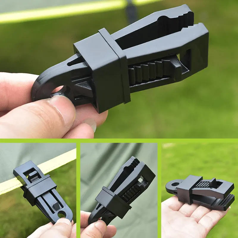 CampGrip™ – Kemping- és kerti rögzítőbilincsek (10 darabos készlet)