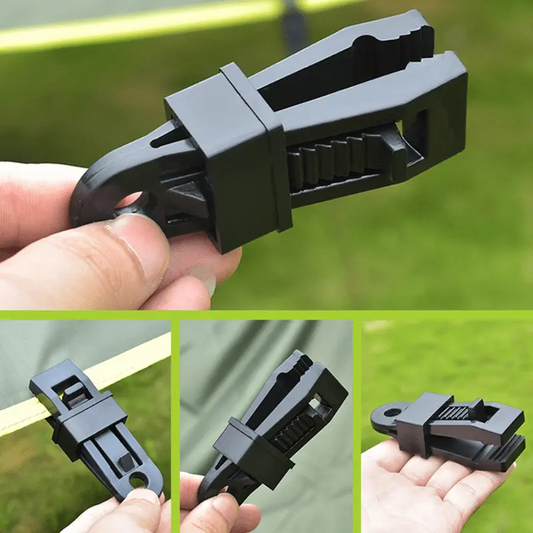 CampGrip™ – Kemping- és kerti rögzítőbilincsek (10 darabos készlet)