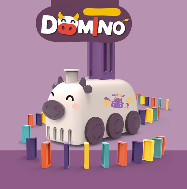 Domino vonat állati dizájnnal