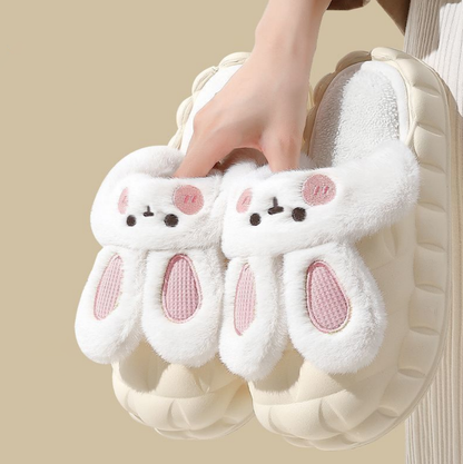 CuteRabbit™ kivehető puffadt papucs