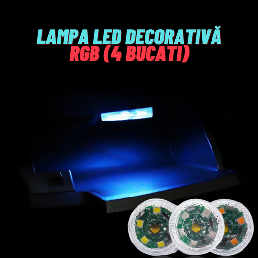 RGB dekoratív LED lámpa (4 db)