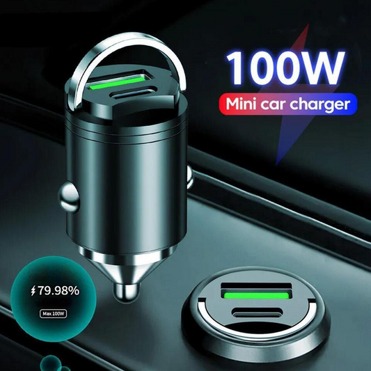 USB Type C QC3.0 autós töltő