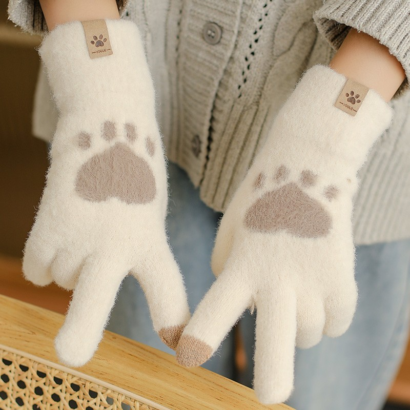 LuxeHands™ Elegáns, hideg időjárás elleni védelemmel ellátott kesztyű nőknek